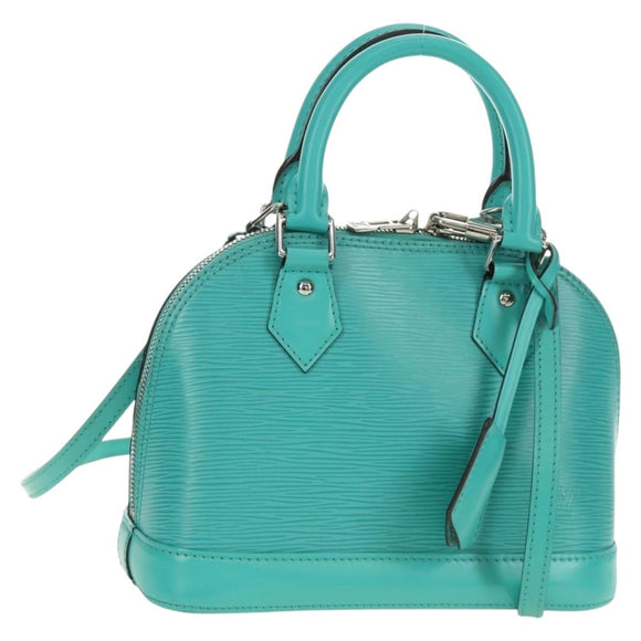 LOUIS VUITTON Epi Alma BB Hand Bag 2way Turquoise Blue M40853 LV Auth 179527SAM