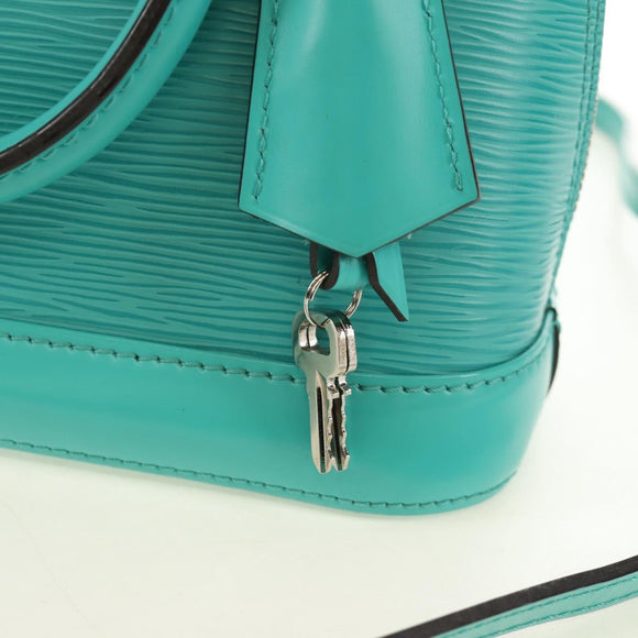 LOUIS VUITTON Epi Alma BB Hand Bag 2way Turquoise Blue M40853 LV Auth 179527SAM
