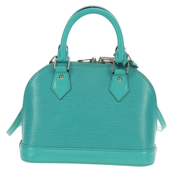 LOUIS VUITTON Epi Alma BB Hand Bag 2way Turquoise Blue M40853 LV Auth 179527SAM