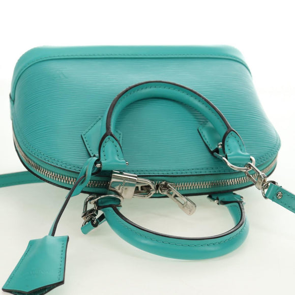 LOUIS VUITTON Epi Alma BB Hand Bag 2way Turquoise Blue M40853 LV Auth 179527SAM