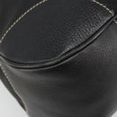 PRADA Shoulder Bag Nylon Leather Black Silver Auth 179529A-16
