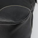 PRADA Shoulder Bag Nylon Leather Black Silver Auth 179529A-17