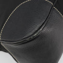 PRADA Shoulder Bag Nylon Leather Black Silver Auth 179529A-9