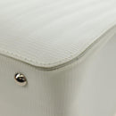Salvatore Ferragamo Gancini Hand Bag PVC Leather 2way White Silver Auth 179530V-27