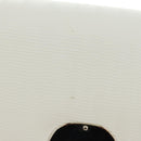Salvatore Ferragamo Gancini Hand Bag PVC Leather 2way White Silver Auth 179530V-14