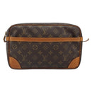 LOUIS VUITTON Monogram Compiegne 28 Clutch Bag M51845 LV Auth 179532-2
