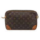 LOUIS VUITTON Monogram Compiegne 28 Clutch Bag M51845 LV Auth 179532-3
