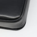 CELINE Shoulder Bag Leather Black Gold Auth 179534A-17