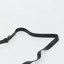 CELINE Shoulder Bag Leather Black Gold Auth 179534A-14