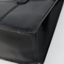 GUCCI Bamboo Hand Bag Patent leather Black Gold Auth 179535-14
