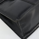 GUCCI Bamboo Hand Bag Patent leather Black Gold Auth 179535-15