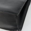 GUCCI Bamboo Hand Bag Patent leather Black Gold Auth 179535-16