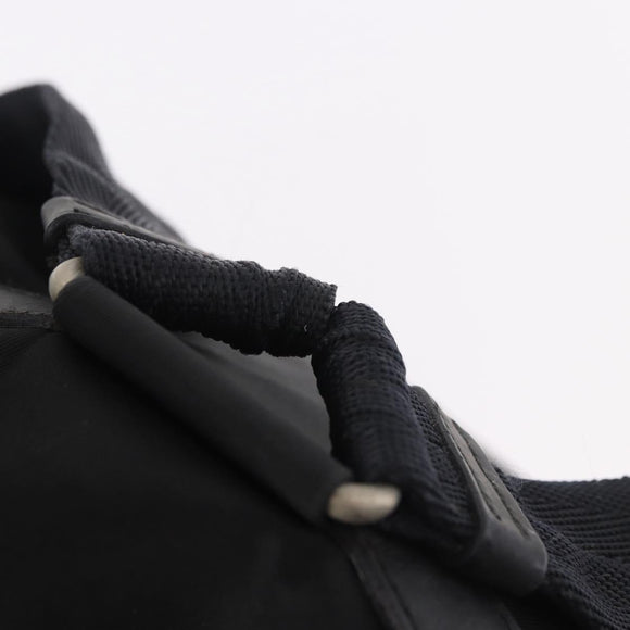 PRADA Backpack Nylon Black Silver Auth 179537