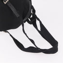 PRADA Backpack Nylon Black Silver Auth 179537-9