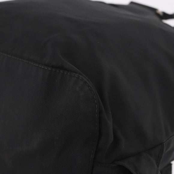 PRADA Backpack Nylon Black Silver Auth 179537