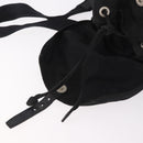 PRADA Backpack Nylon Black Silver Auth 179537-24