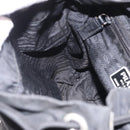 PRADA Backpack Nylon Black Silver Auth 179537-27