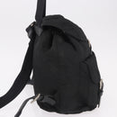 PRADA Backpack Nylon Black Silver Auth 179537-4
