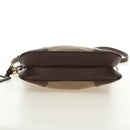 PRADA Shoulder Bag Canvas Beige Gold Auth 179538V-6