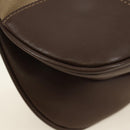 PRADA Shoulder Bag Canvas Beige Gold Auth 179538V-19