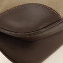 PRADA Shoulder Bag Canvas Beige Gold Auth 179538V-21