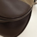 PRADA Shoulder Bag Canvas Beige Gold Auth 179538V-22