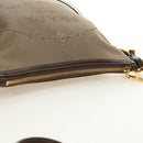 PRADA Shoulder Bag Canvas Beige Gold Auth 179538V-14