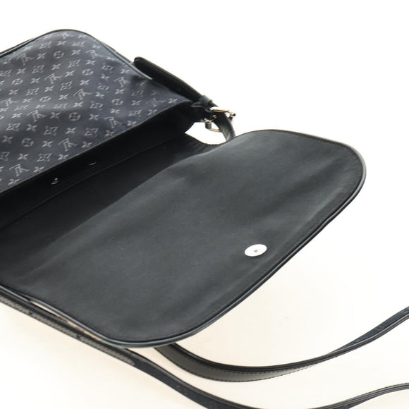 LOUIS VUITTON Monogram Satin Musette Comte de Fe Bag Black M92273 LV Auth 179540SAV