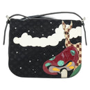 LOUIS VUITTON Monogram Satin Musette Comte de Fe Bag Black M92273 LV Auth 179540SAV-13