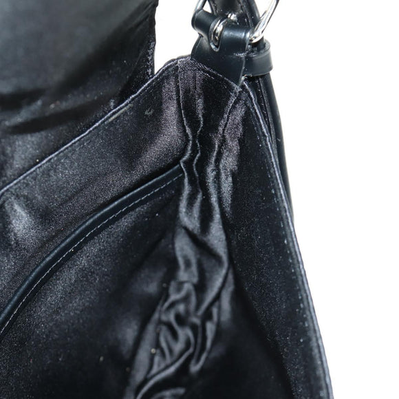 LOUIS VUITTON Monogram Satin Musette Comte de Fe Bag Black M92273 LV Auth 179540SAV