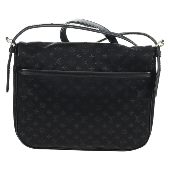LOUIS VUITTON Monogram Satin Musette Comte de Fe Bag Black M92273 LV Auth 179540SAV