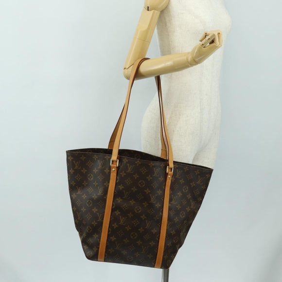 LOUIS VUITTON Monogram Sac Shopping Tote Bag M51108 LV Auth 179543V