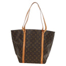 LOUIS VUITTON Monogram Sac Shopping Tote Bag M51108 LV Auth 179543V-2