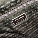 PRADA Hand Bag Nylon Khaki Silver Auth 179546-20