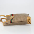 GUCCI Micro GG Supreme Web Sherry Line Bag PVC Beige 002 904 0131 Auth 179549-4