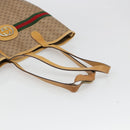GUCCI Micro GG Supreme Web Sherry Line Bag PVC Beige 002 904 0131 Auth 179549-7