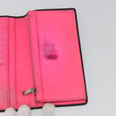 CHANEL Cambon Line Wallet Lamb Skin Black CC Auth 179550-17