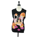 Christian Dior Tank Top Cotton Black Auth 179551M-1