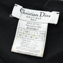 Christian Dior Tank Top Cotton Black Auth 179551M-10