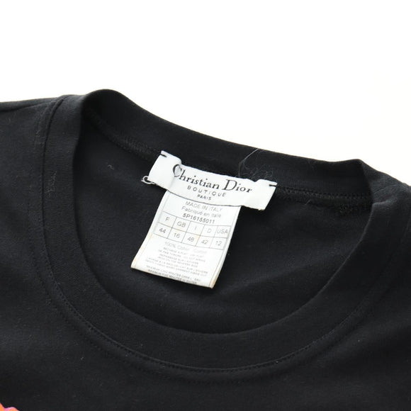 Christian Dior Tank Top Cotton Black Auth 179551M