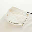 LOUIS VUITTON Pants Cotton White LV Auth 179552M-10