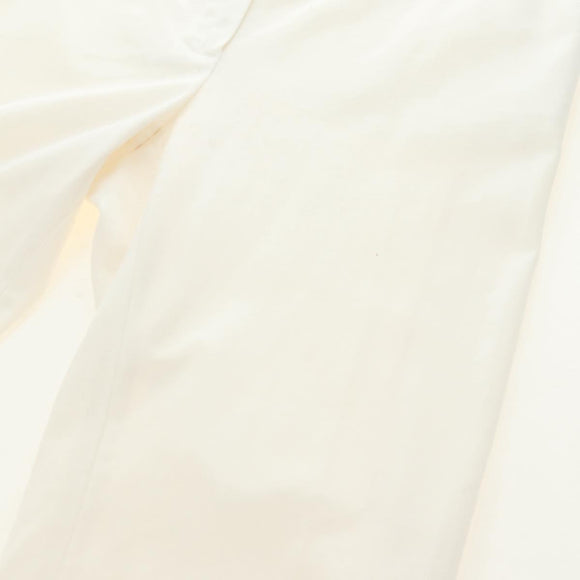 LOUIS VUITTON Pants Cotton White LV Auth 179552M