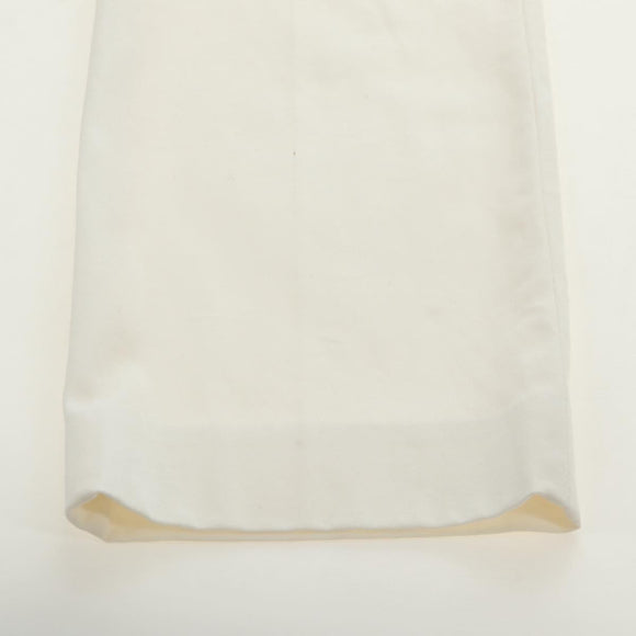 LOUIS VUITTON Pants Cotton White LV Auth 179552M