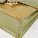 LOUIS VUITTON Monogram Vernis Spring Street Hand Bag Gris M91029 LV Auth 179560-11