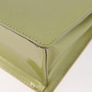 LOUIS VUITTON Monogram Vernis Spring Street Hand Bag Gris M91029 LV Auth 179560-13