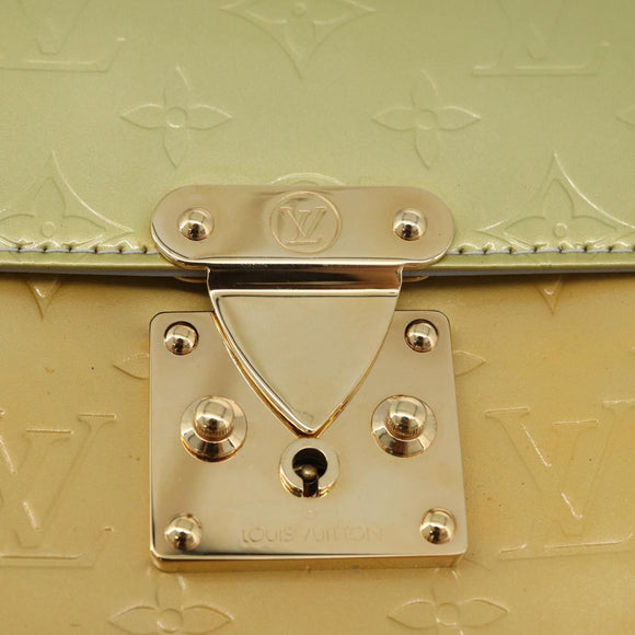 LOUIS VUITTON Monogram Vernis Spring Street Hand Bag Gris M91029 LV Auth 179560