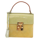 LOUIS VUITTON Monogram Vernis Spring Street Hand Bag Gris M91029 LV Auth 179560-2