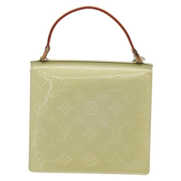 LOUIS VUITTON Monogram Vernis Spring Street Hand Bag Gris M91029 LV Auth 179560