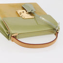 LOUIS VUITTON Monogram Vernis Spring Street Hand Bag Gris M91029 LV Auth 179560-6