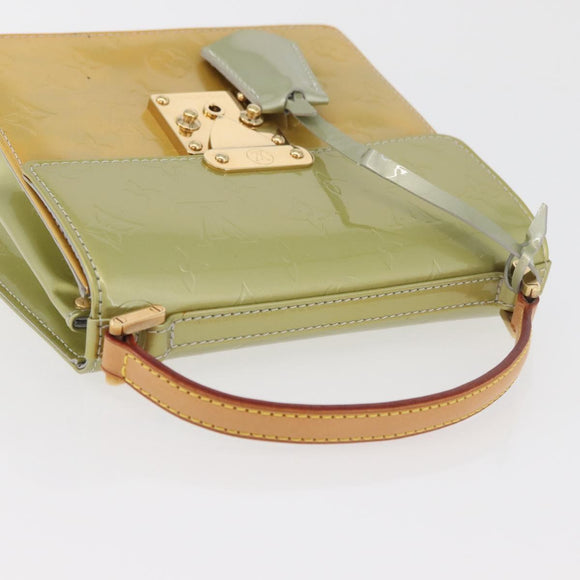 LOUIS VUITTON Monogram Vernis Spring Street Hand Bag Gris M91029 LV Auth 179560